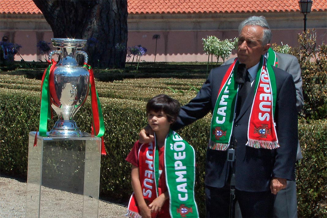 Presidente da República recebe campeões do Euro2016