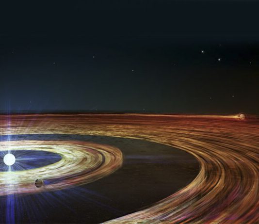 Astrónomos descobrem disco de detritos como uma visão do que pode ocorrer no futuro ao sistema solar Astrónomos descobrem disco de detritos como uma visão do que pode ocorrer no futuro ao sistema solar