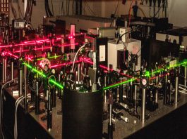 Laboratório de investigação em Laser, Universidade de Lund.