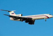 Queda de avião russo no Mar Negro sem sobreviventes
