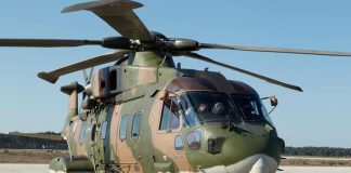 Manutenção dos helicópteros EH-101