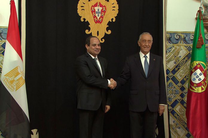 Presidente do Egito em Portugal
