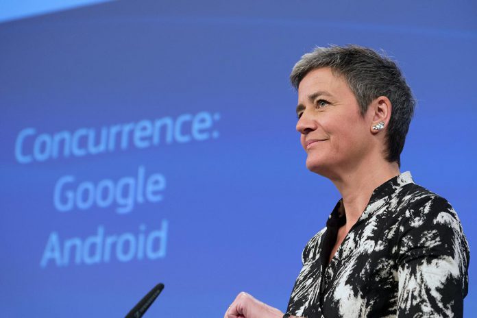 Margrethe Vestager, Comissária responsável pela política da concorrência Margrethe Vestager, Comissária responsável pela política da concorrência