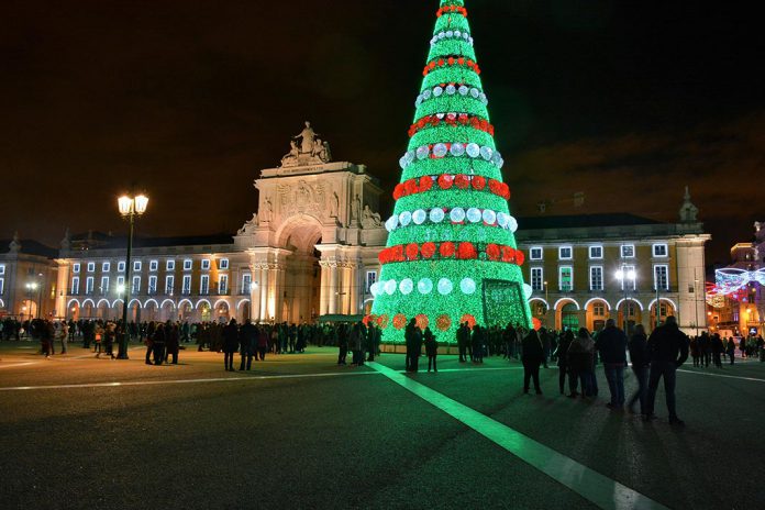 Lisboa já acedeu as luzes de Natal