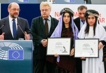 Nadia Murad e Lamiya Aji Bashar recebem prémio Sakharov