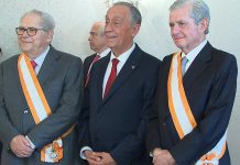 Marcelo Rebelo de Sousa (ao centro)António Arnaut (esquerda), e João Lobo Antunes (Direita) Foto: TV Europa