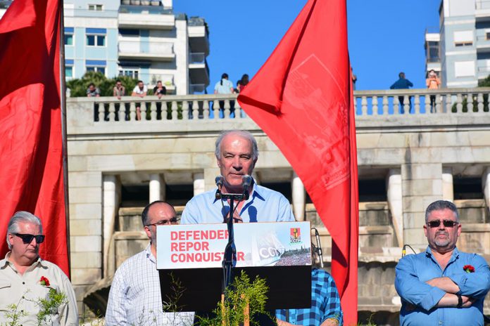 Arménio Carlos, Secretário-Geral da CGTP, 1º de maio