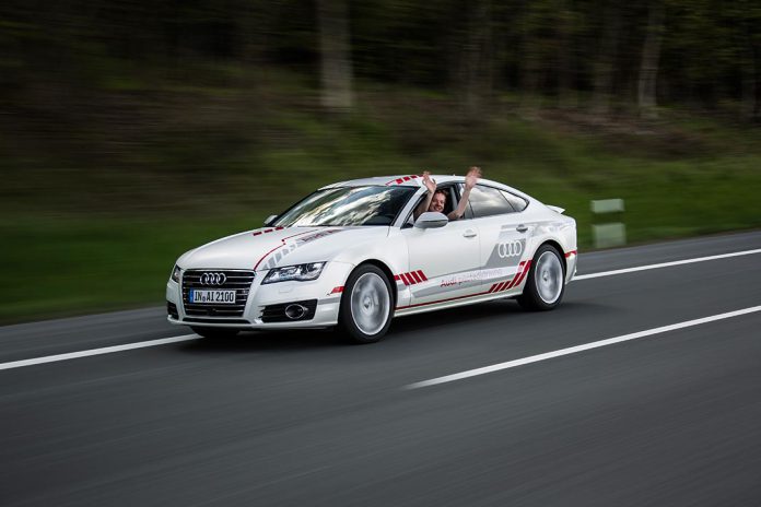 Carro da Audi A7, condução autónoma