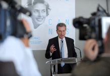 Günther H. Oettinger em Cannes, 2015