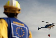 Meios europeus para combate aos incêndios florestais operam em vários países
