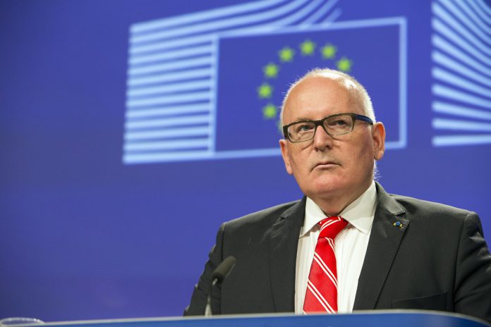 Frans Timmermans, Vice-presidente da Comissão Europeia