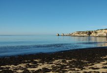 Oceano Atlantico, sul de Portugal