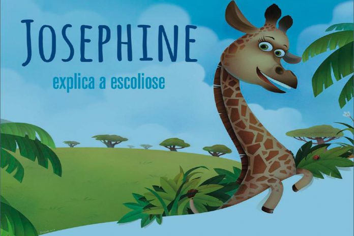 Imagem da campanha ‘Josephine explica a escoliose’