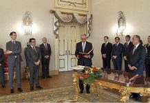 Presidente da Republica dá posse aos Secretários de Estado das Finanças e do Tesouro