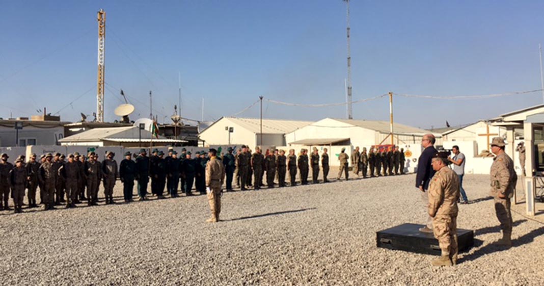 Ministro da Defesa Nacional visita militares portugueses no Iraque