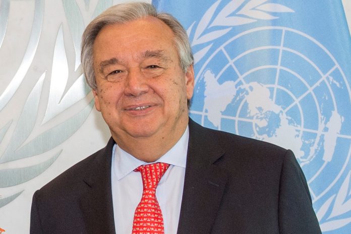 Secretário-geral das Nações Unidas, António Guterres