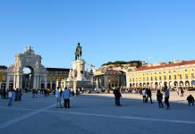 Praça do Comércio, em Lisboa