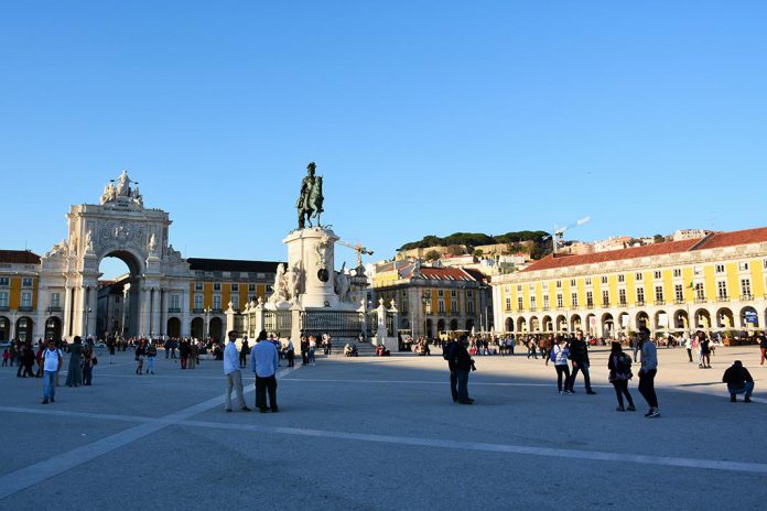 Praça do Comércio, em Lisboa