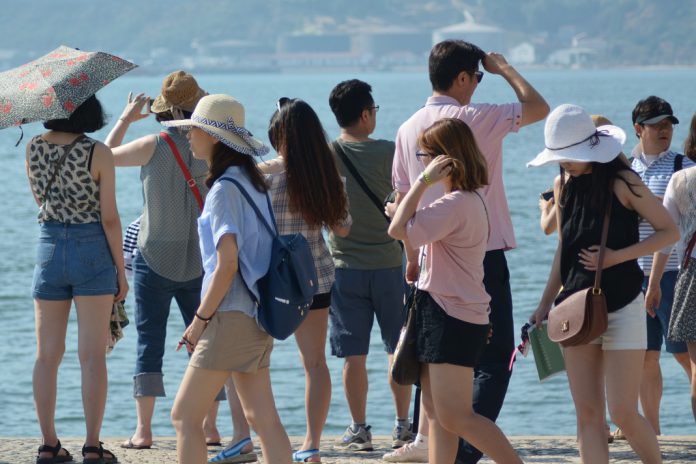 Turistas em Lisboa