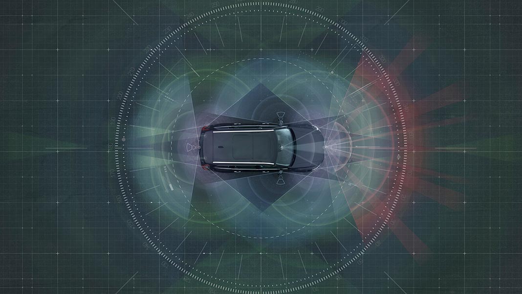 Volvo com visão completa de 360°