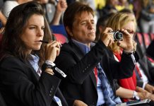 Observadores técnicos da UEFA no EURO 2017 Feminino: Patricia González e Anne Noé