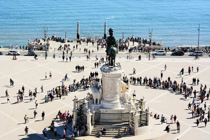 Turistas em Lisboa