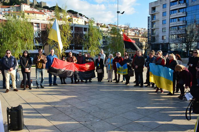 Ucranianos manifestam-se em Lisboa