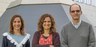 Inês Cardoso Pereira, Marta C. Marques e Pedro Matias, investigadores do ITQB NOVA