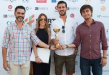 Paulo Barbosa, Raquel Nunes, Renato Pratas e Luciano Júnior, (esquerda para a direita), da Facestore vencedora Startup 2017