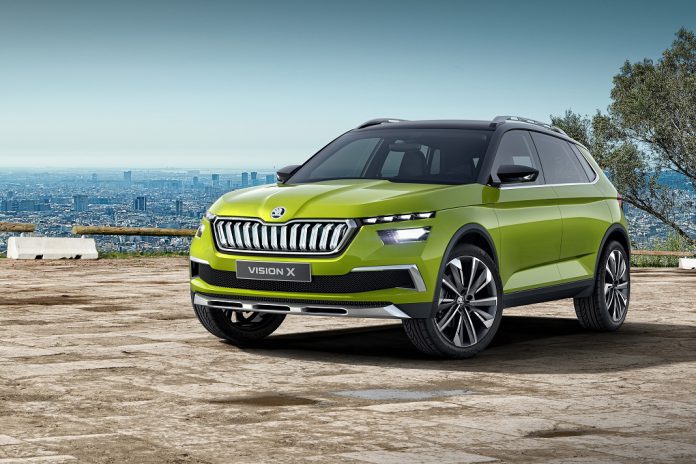 SKODA apresenta o novo concept-car VISION X na Future Port Prague