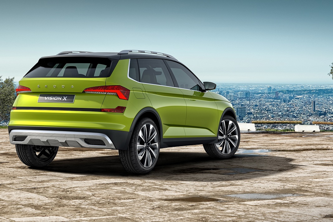 SKODA apresenta o novo concept-car VISION X na Future Port Prague