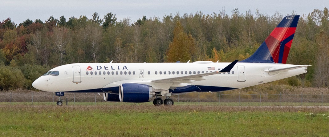Primeiro A220-100 da Delta Air Lines já levantou voo