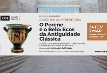 Conferências CCB ‘O Perene e o Belo: Ecos da Antiguidade Clássica’