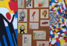 Exposição de pintura e desenho de jovens artistas com autismo.