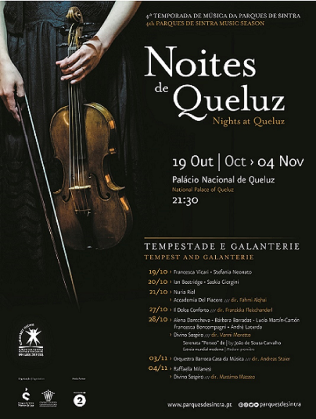 “Noites de Queluz – Tempestade e Galanterie” no Palácio de Queluz