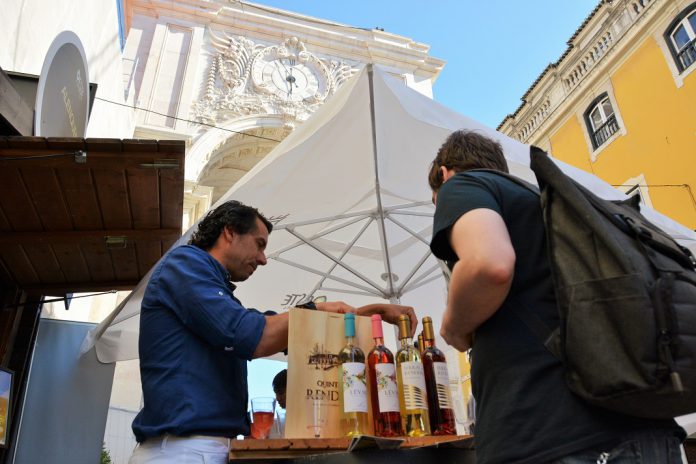 Feira do Vinho da Região de Lisboa na Rua Augusta