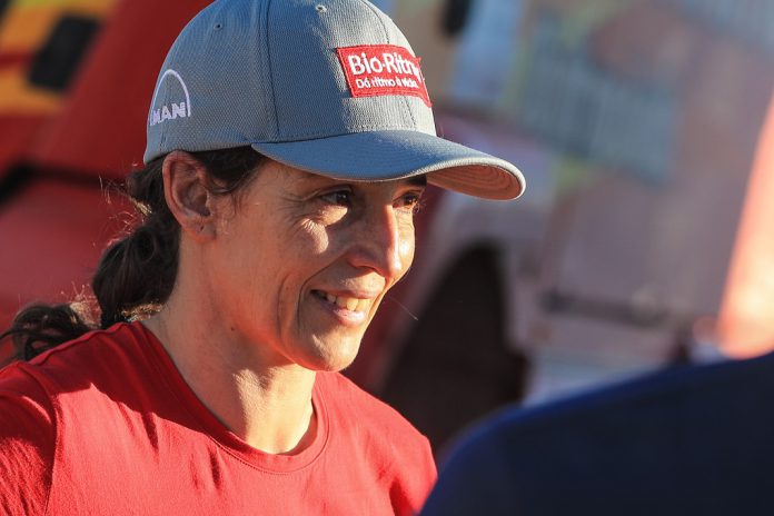 Elisabete Jacinto piloto da camião no Africa Eco Race