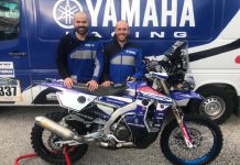 António Maio com nova Yamaha WR450F Rally no rali Merzouga