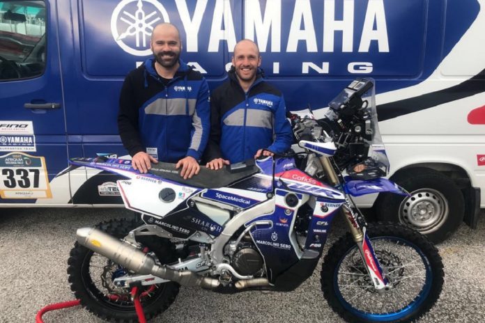 António Maio com nova Yamaha WR450F Rally no rali Merzouga