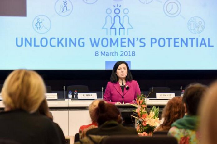 Věra Jourová, Comissária Europeia responsável pela Justiça, Consumidores e Igualdade de Género Věra Jourová, Comissária Europeia responsável pela Justiça, Consumidores e Igualdade de Género