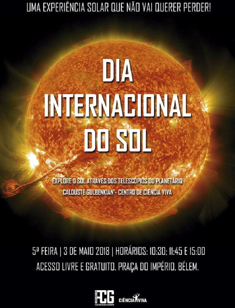 Dia Internacional do Sol assinalado pelo Planetário Calouste Gulbenkian