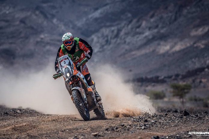 Mário Patrão, o piloto da KTM, termina Panáfrica em 2º lugar