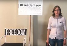Natallia Kaplan apela, em vídeo, à libertação do irmão Oleg Sentsov