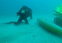 Mergulhadores da Marinha treinam guerra de minas em Espanha