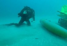 Mergulhadores da Marinha treinam guerra de minas em Espanha