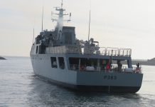Navio patrulha oceânico “Setúbal” fez provas de mar com sucesso