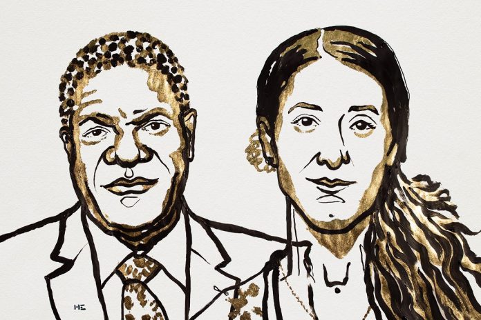 Prémio Nobel da Paz de 2018 atribuído a Denis Mukwege e Nadia Murad