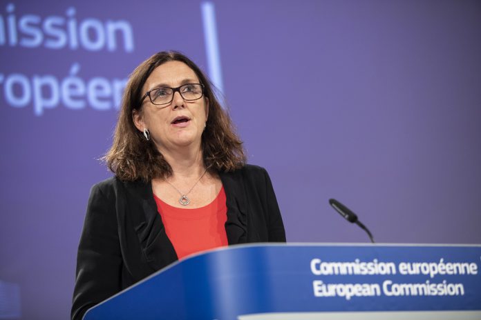 União Europeia quer modernizar a Organização Mundial do Comércio. Cecilia Malmström.