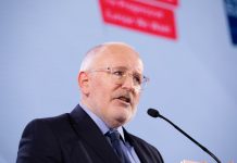 Frans Timmermans do PSE lança, em Lisboa, campanha para presidente da Comissão Europeia