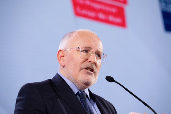 Frans Timmermans do PSE lança, em Lisboa, campanha para presidente da Comissão Europeia